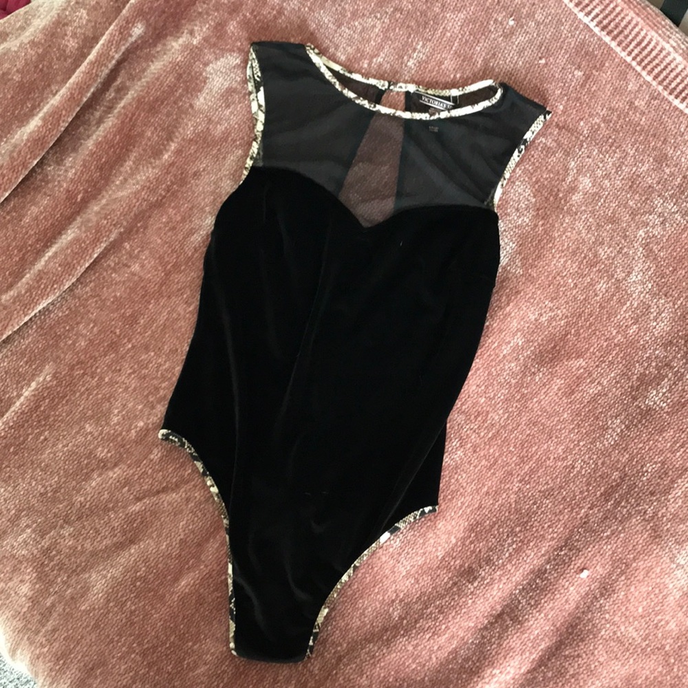 Victoria Secret Velvet body suit
